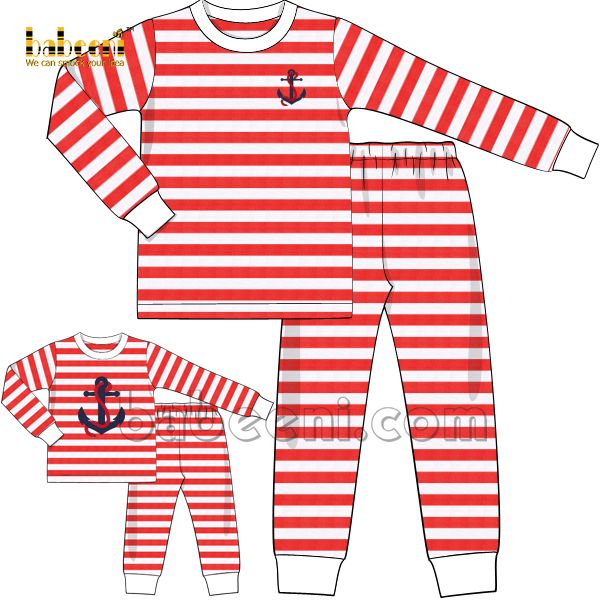Nice daddy and little boy anchor clothing set - DM 05